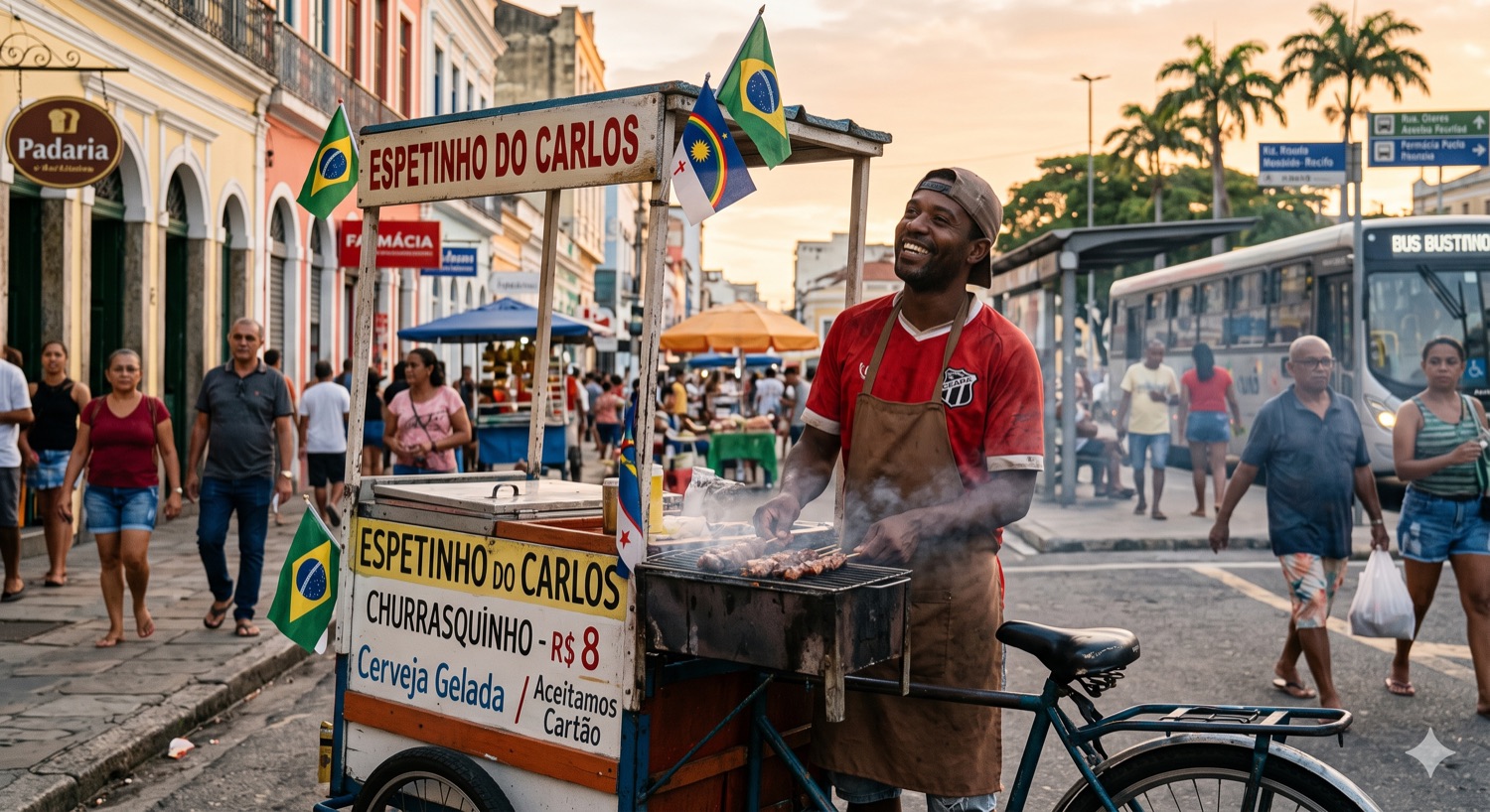 Espetinho de rua